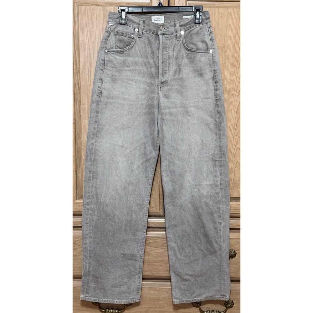 Citizens of Humanity Premium Vintage Ayla Jeans Womens Size 24 Gray Button Fly